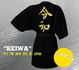 "REIWA" Black & Gold Happi Robe 令和放克ハッピ黒金