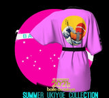 FUNKIMONO 202X "Summer Ukiyoe" Happi - Pink ピンクの祭り法被