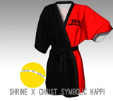 FUNKIMONO 202X "Shrine x Christ" Symbolic Happi - Black & Red -黒と赤の法被