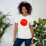 "Retro Red" Short-Sleeve Unisex T-Shirt レトロレッド半袖Tシャツ
