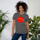 "Retro Red" Short-Sleeve Unisex T-Shirt レトロレッド半袖Tシャツ