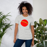 "Retro Red" Short-Sleeve Unisex T-Shirt レトロレッド半袖Tシャツ
