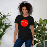 "Retro Red" Short-Sleeve Unisex T-Shirt レトロレッド半袖Tシャツ