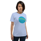 "EARTH Blue" Short-Sleeve Unisex T-Shirt 青い地球 半袖Tシャツ