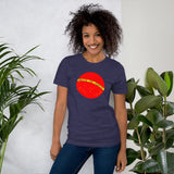 "Retro Red" Short-Sleeve Unisex T-Shirt レトロレッド半袖Tシャツ