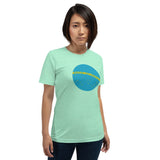 "EARTH Blue" Short-Sleeve Unisex T-Shirt 青い地球 半袖Tシャツ
