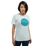 "EARTH Blue" Short-Sleeve Unisex T-Shirt 青い地球 半袖Tシャツ