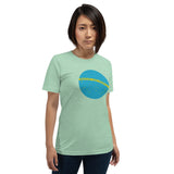 "EARTH Blue" Short-Sleeve Unisex T-Shirt 青い地球 半袖Tシャツ