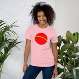 "Retro Red" Short-Sleeve Unisex T-Shirt レトロレッド半袖Tシャツ