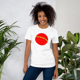"Retro Red" Short-Sleeve Unisex T-Shirt レトロレッド半袖Tシャツ